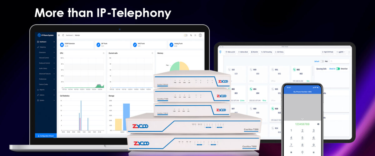 Explore Zycoo's CooVox T-Series IPPBX systems